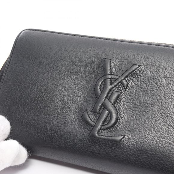 Yves Saint Laurent Logo Long Wallet Leather Long Wallet in Very Good Condition - Picture 7 of 7